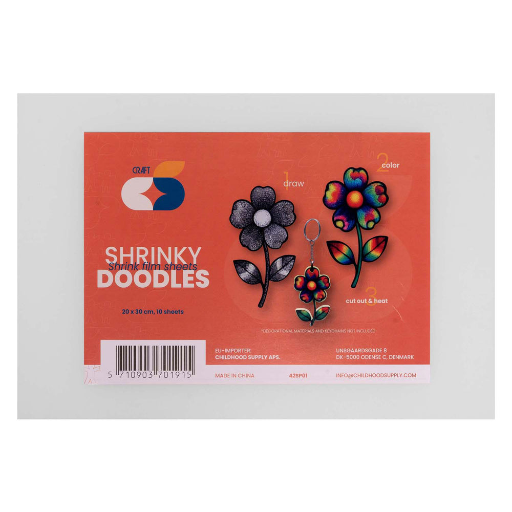 Colorations - shrink-film drawing sheets, 20 x 30 cm, 10 sheets