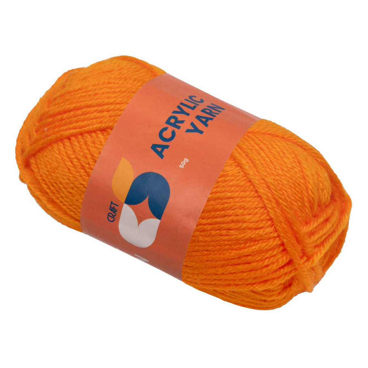 Zbarvení - akrylová příze oranžová, 50g