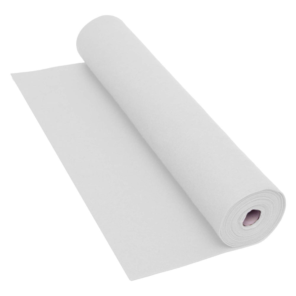 Colorations - white felt roll - 160 gsm, 5 mx 45 cm