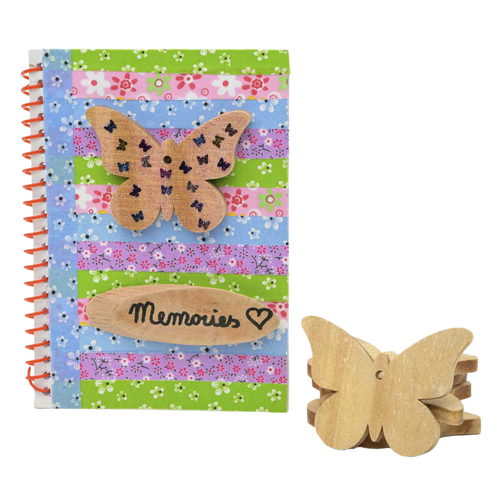 Large wooden butterflies, 20 pcs.