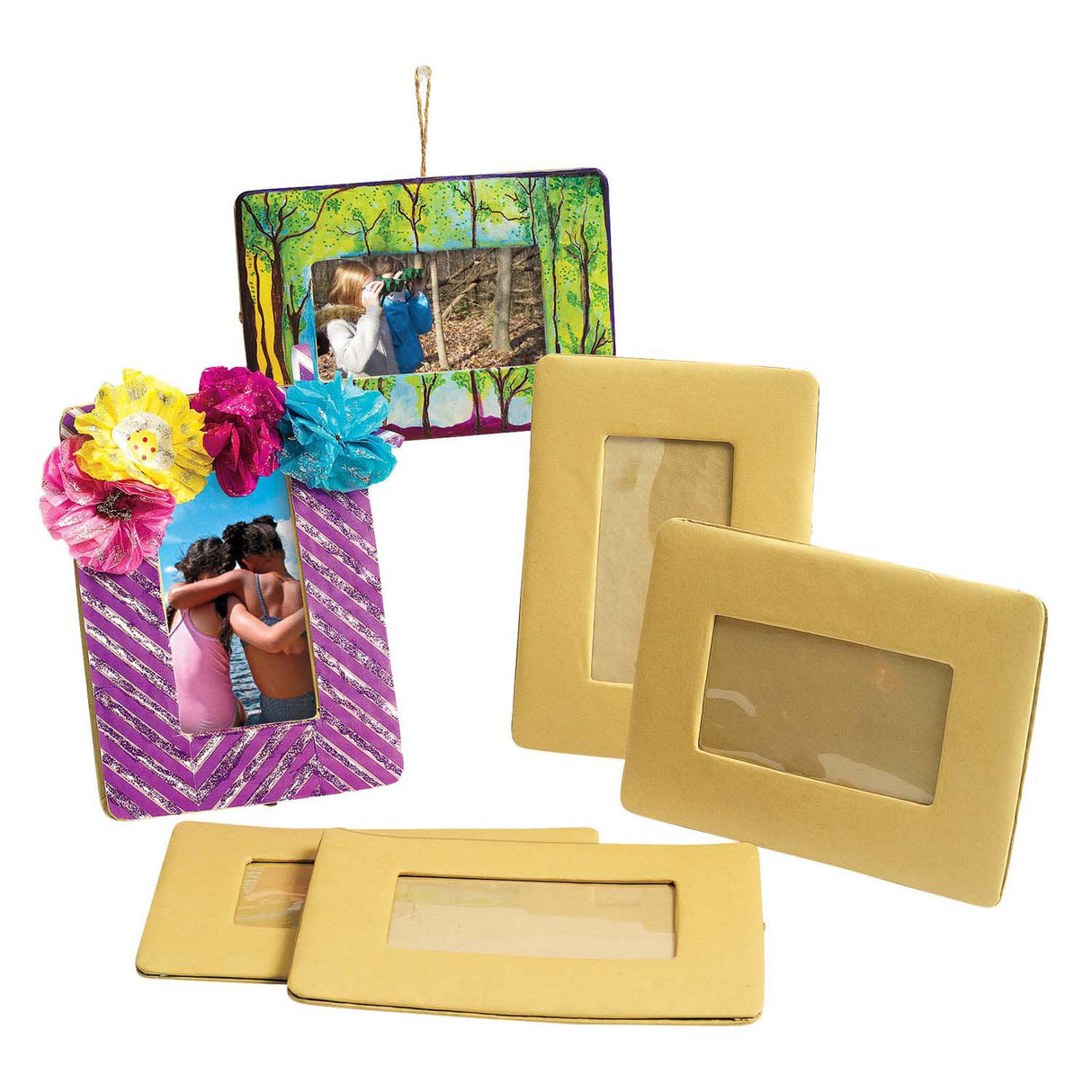 Colorations - decorate your own craft frames, 12 pcs.