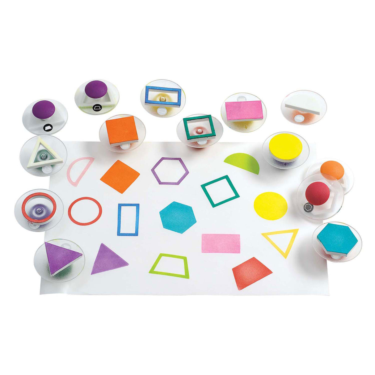 Colorations - easy grip stamps geometric, 14 pcs.