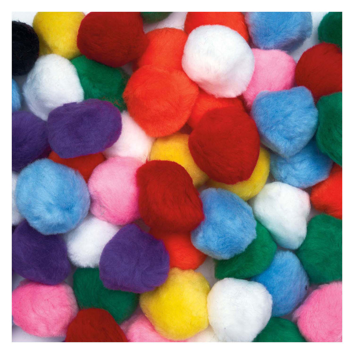Colorations - colored pompoms 5cm, 50pcs.