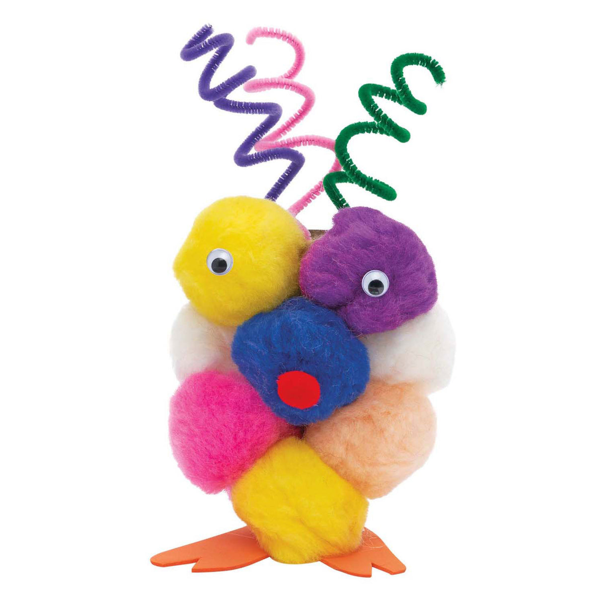 Colorations - colored pompoms 5cm, 50pcs.