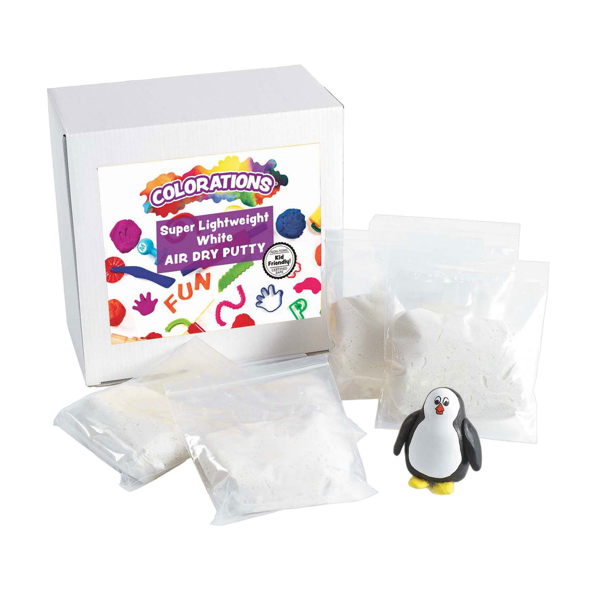 Colorations - super light modeling clay - white