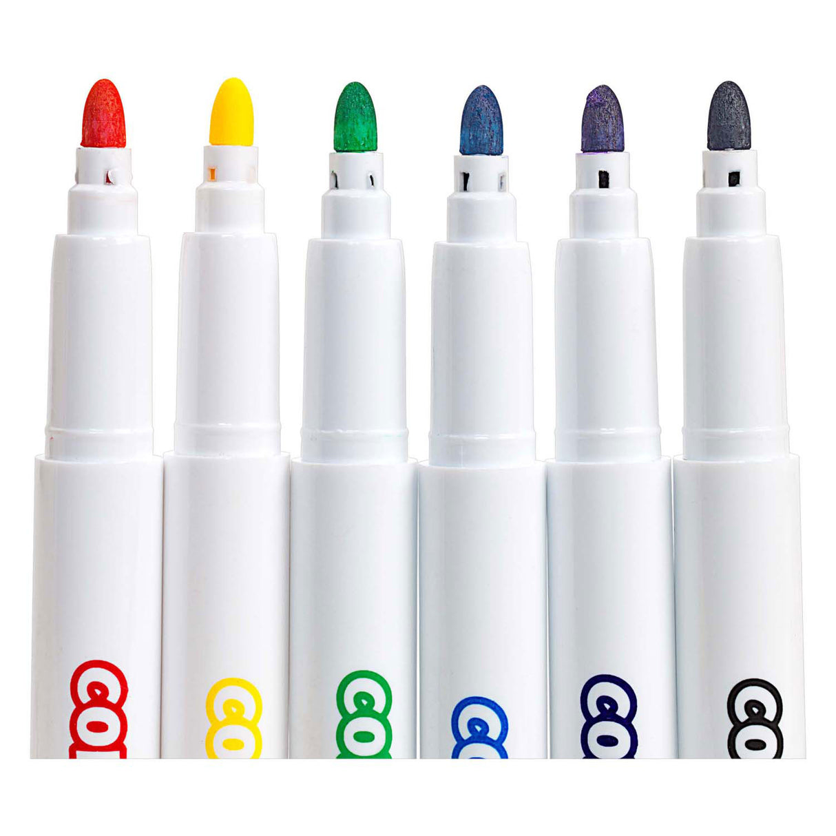 Colorations - textile markers primary colors - 6 colors