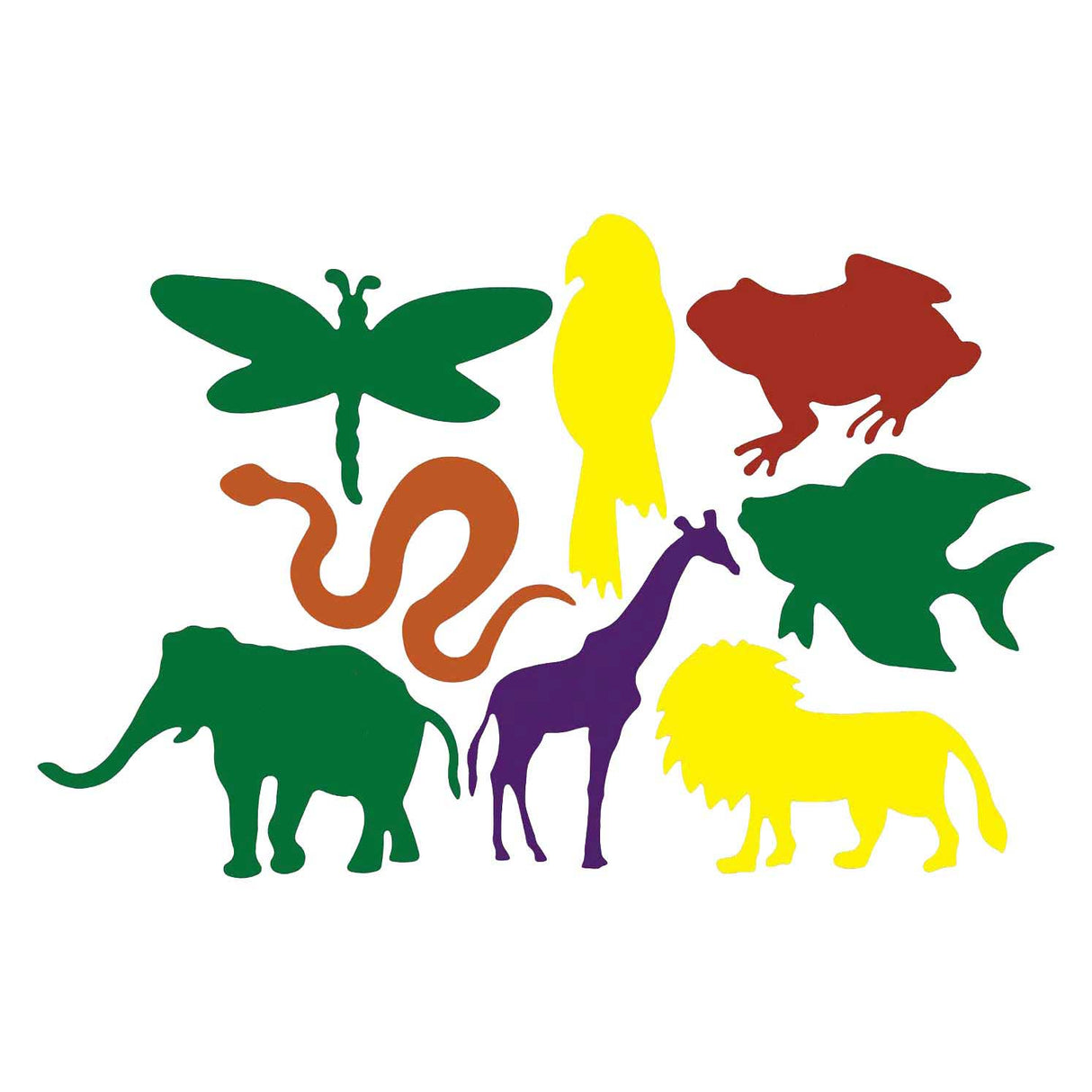 Colorations - scratch figures animal shapes - 48 pcs.