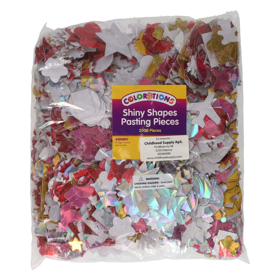 Colorations shiny adhesive shapes set, 2000 pcs.