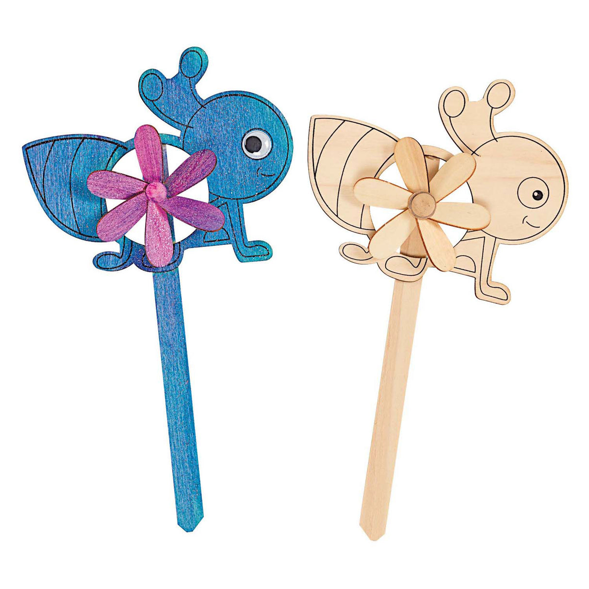 Colorations - Make your own garden windmills, 12pcs.