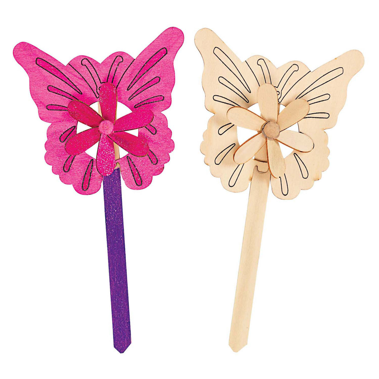 Colorations - Make your own garden windmills, 12pcs.