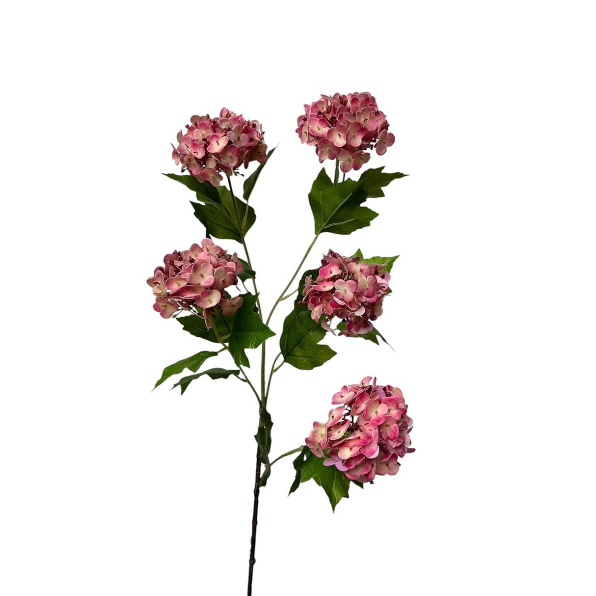 Roberts collection kunstbloem snowbal real touch 85cm mauve