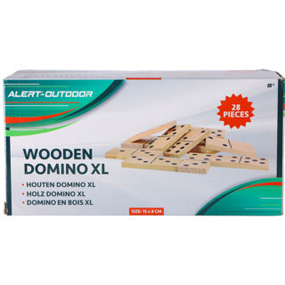 Alert outdoor game domino xl wood 7.5 x 15 cm 7.5x15cm