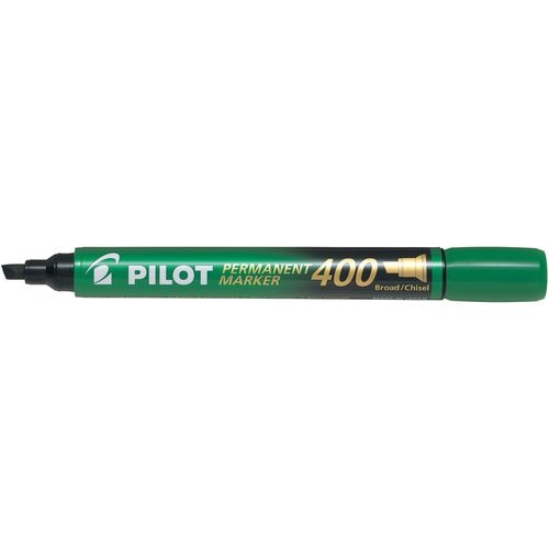 Permanent marker pilot 400 beitelvormige punt groen