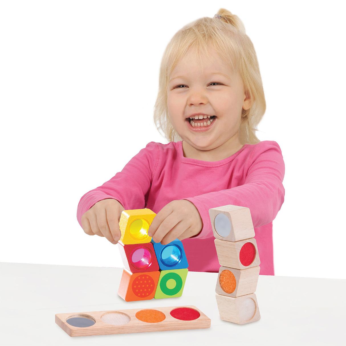 Wonderworld Wooden Sensory Blocks