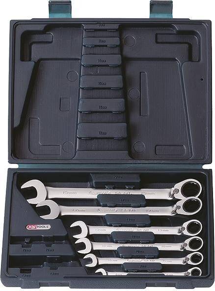 Ks tools ks-tools ratchet wrench set gearplus set of ratchet wrenches switchable 6 pcs.