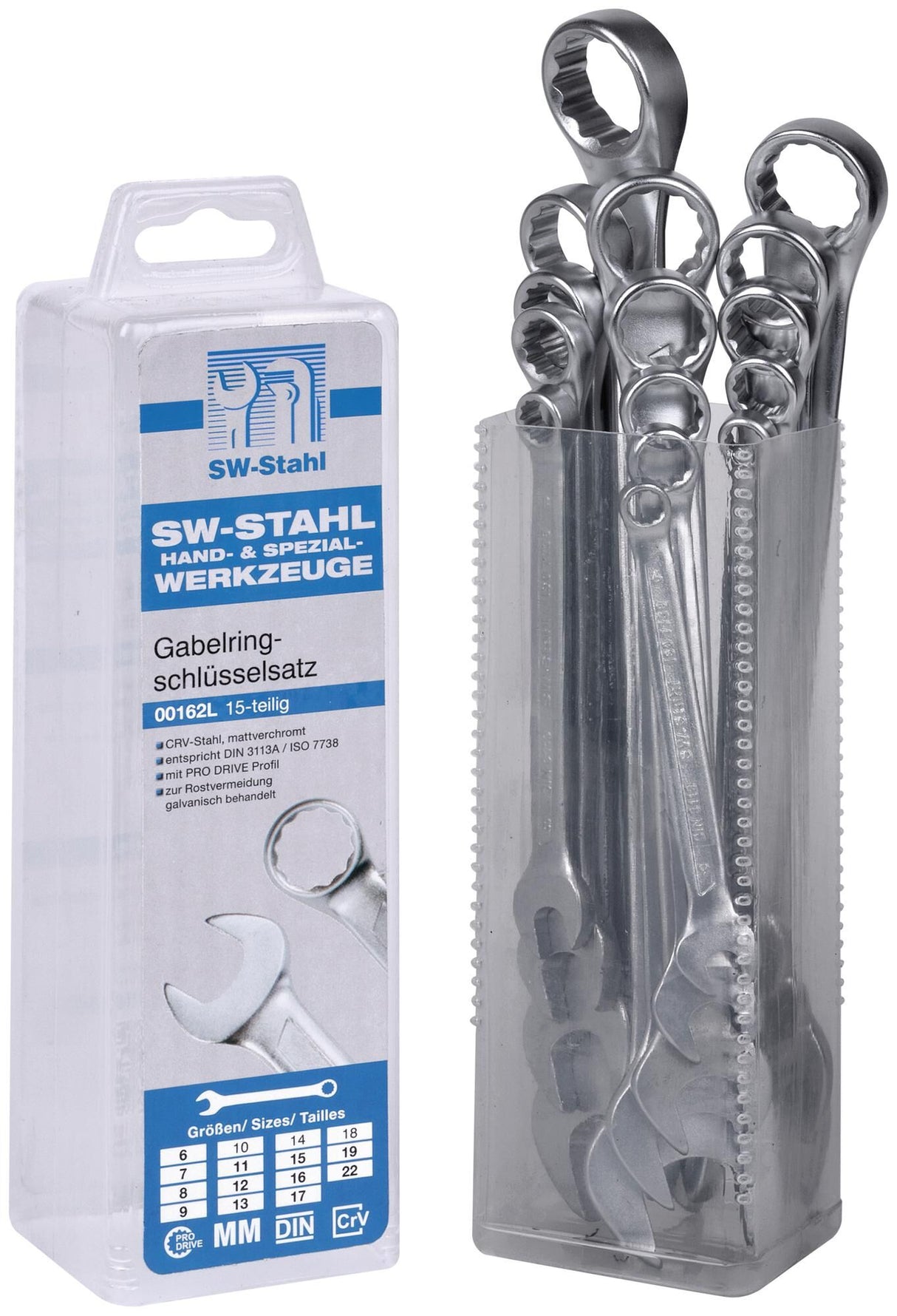 SW Stahl SW-Stahl ring wrench set pro drive ring bowl set 15pcs. straight