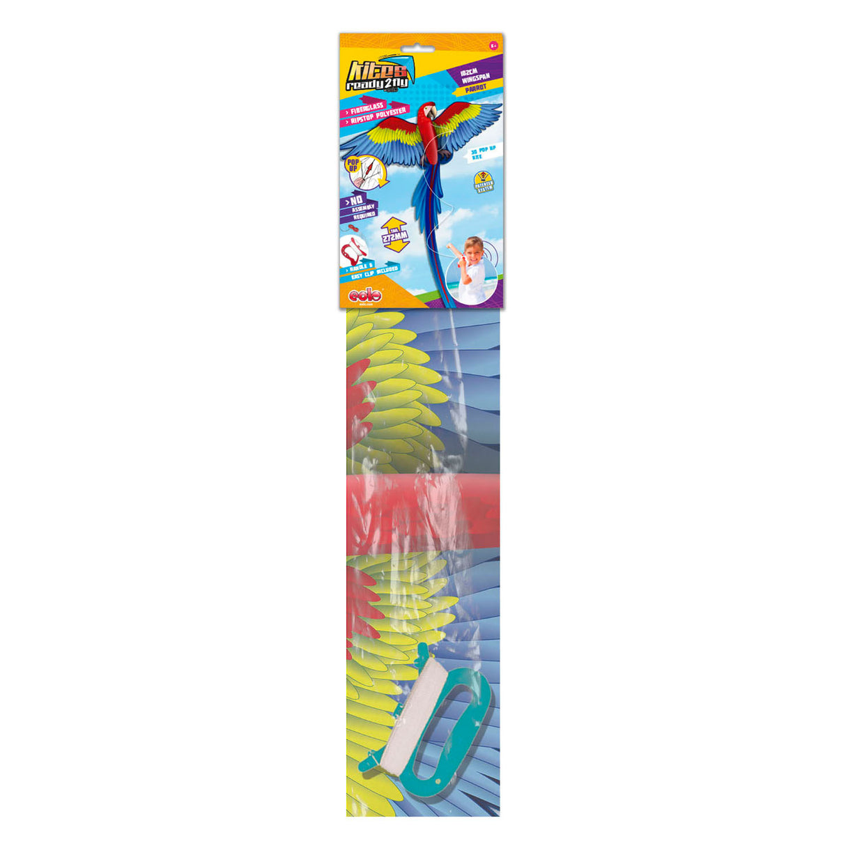 Kiten prett 2 Fly - Pop-up 3d Peater Papagaai