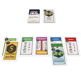 Spel monopoly kaartspel deal harry potter | 2 stuks