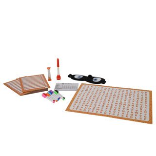 Intro game letter prick board game