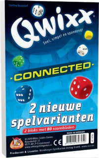 Vita goblin -spel Qwixx expansion ansluten