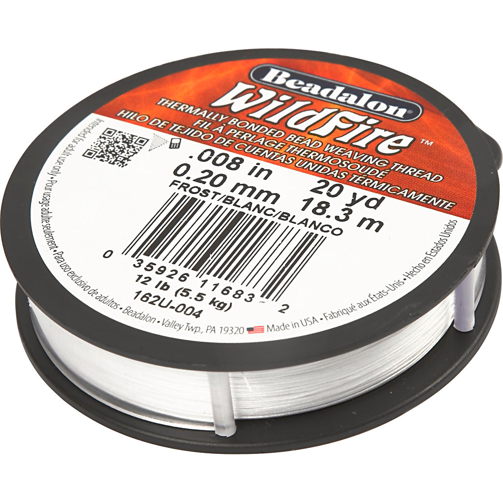 Creativ company jewelry wire, thickness 0.2 mm, white, 18.30 m 1 roll