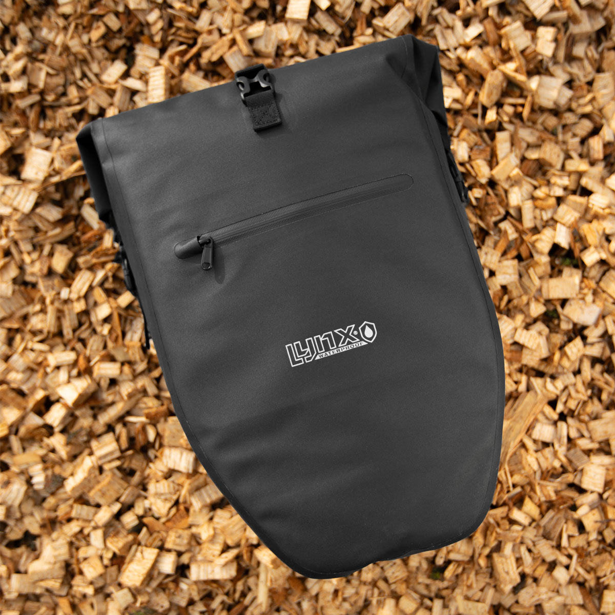 Lynx bicycle bag single TPU 28L black waterproof e-bike Hayes