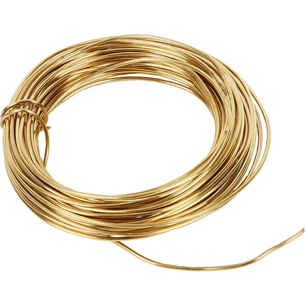 Creativ company brass wire, thickness 1.2 mm, 100 gr, bronze, 10 m 1 roll