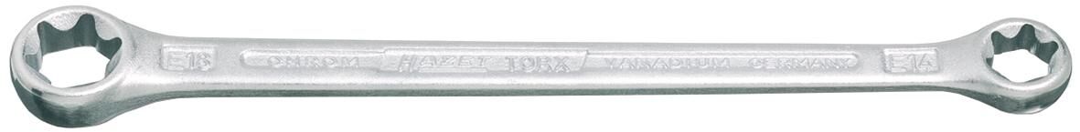 Hazet double ring spanner 609 do-ring chl. e14xe18 ,e-inner hexalobular