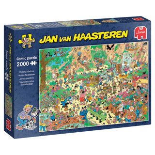 Jumbo puzzle Jan van Haasteren cheerful flutterers puzzle Jan van Haasteren cheerful flutterers 2000