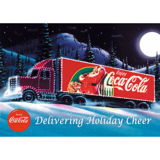 Christmas puzzle Coca Cola Christmas truck - 1000 pcs.