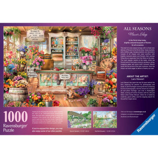 Ravensburger jigsaw puzzle all seasons flowershop, 1000 pcs.