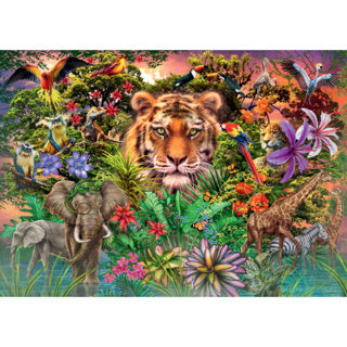 Ravensburger jigsaw puzzle jungle tiger, 1000 pcs.