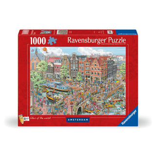 Ravensburger puzzel fleroux amsterdam 1000 stukjes | 2 stuks