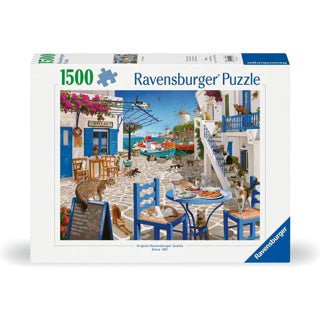 Ravensburger puzzle cats of mykonos 1500 pieces