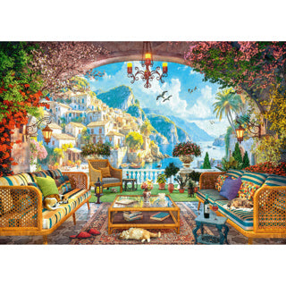Ravensburger puzzle Mediterranean terrace view 1000 pieces