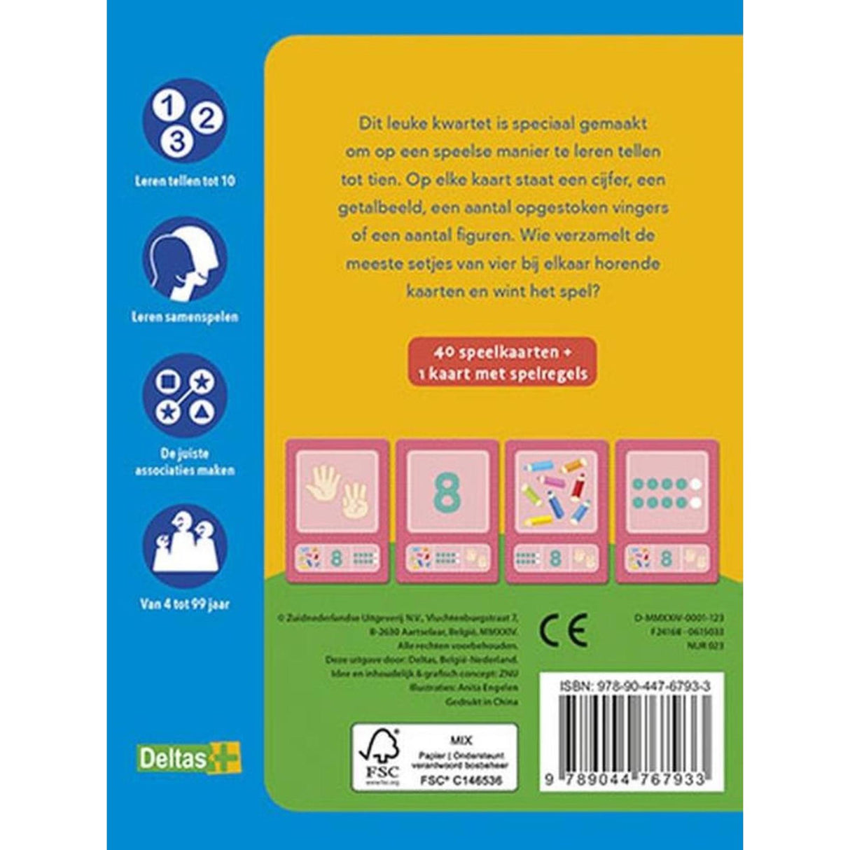 Deltas kwartet - ik leer tellen tot 10