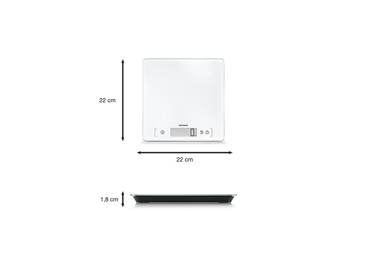 Soehnle 61505 page comfort 400 kitchen scale white