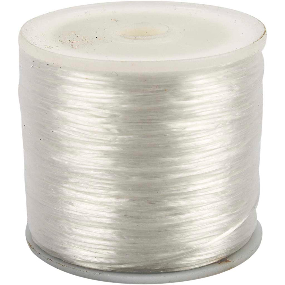 Creativ company elastic cord, flat, thickness 1 mm, 100 m 1 roll