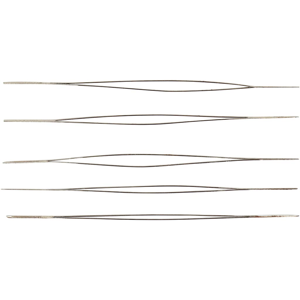 Creativ company beading needle, length 6 cm, thickness 0.3 mm, 5 pieces in a box