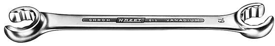 Hazet double ring wrench do-ring open 8x10mm, head 15°.