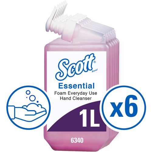 Luxury foam soap Kleenex 6340 pink 6x1ltr
