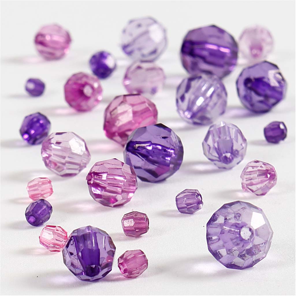 Creativ Company Facet Peads Mix Purple, 45 gramów
