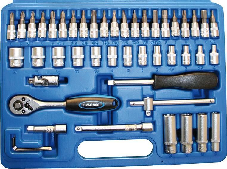 Sw stahl sw-stahl dopsleutel set socket set 47 pieces sw steel