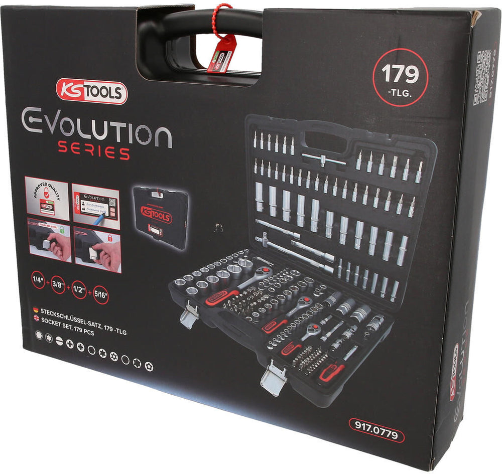 Ks tools ks-tools spanner sets socket wrench set 179tlg.