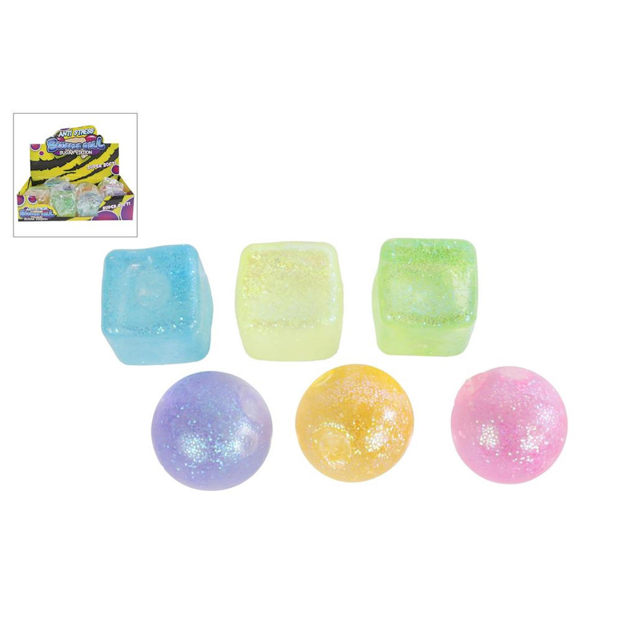 Wyciśnij kulkę z żelem cukrowym o średnicy 6cm