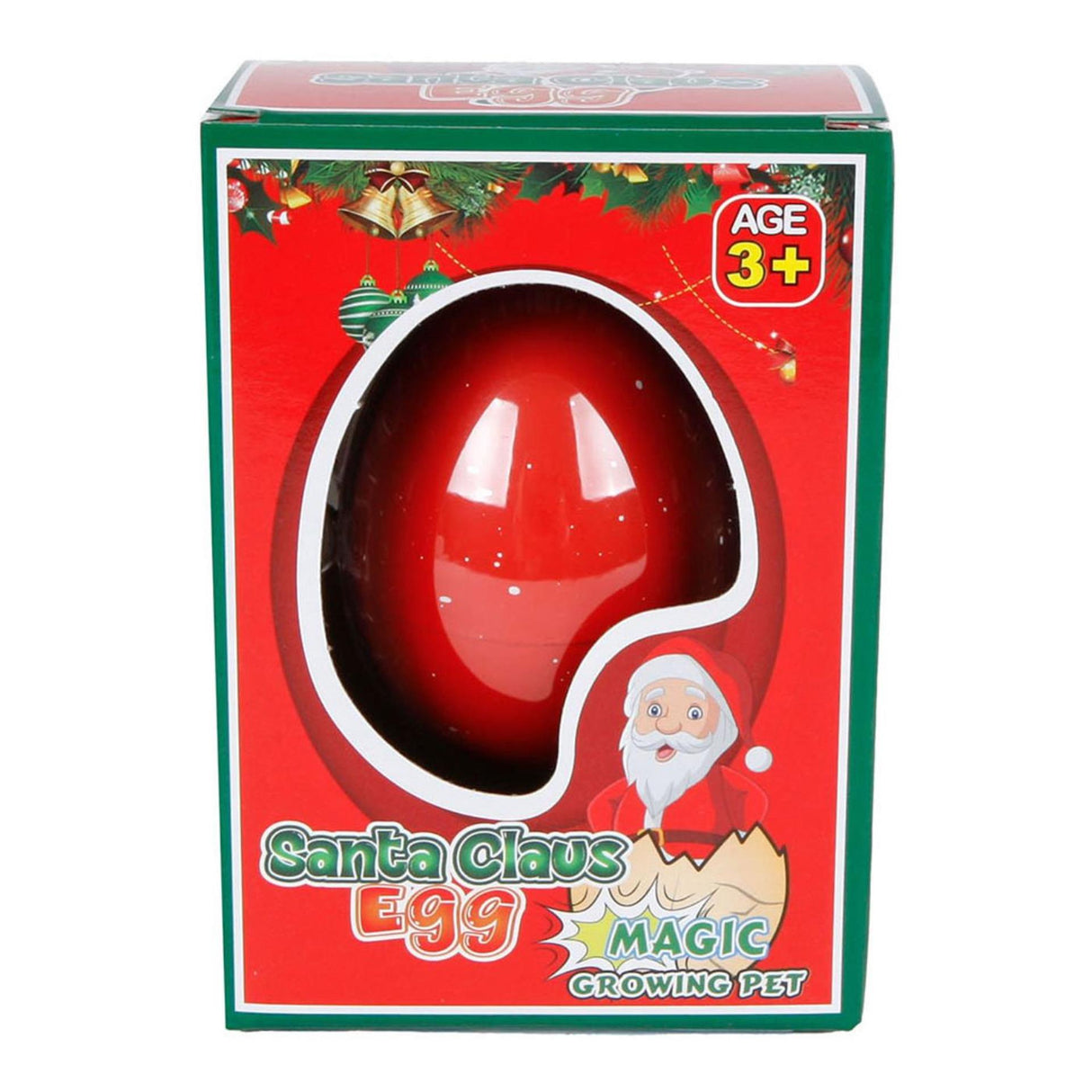 Growing egg Santa Claus snowman, 6cm