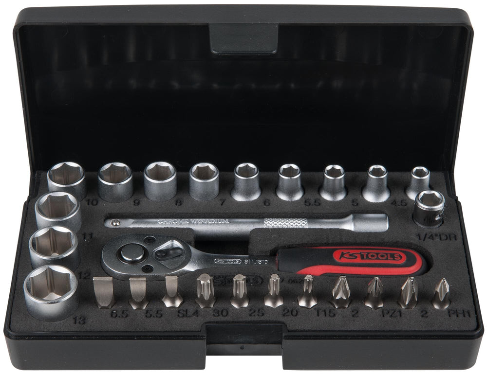 Ks tools ks-tools socket wrench set socket wrench set 1 4 26tlg.