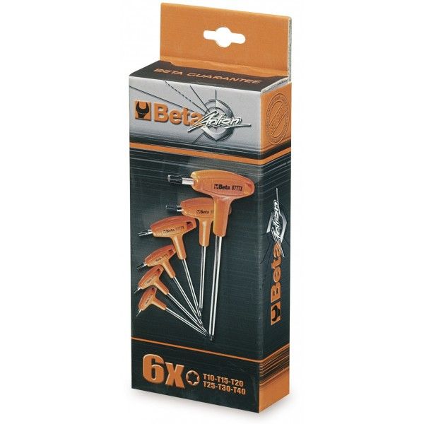 Klávesy Torx Set Beta 6 -Spolku kolmo
