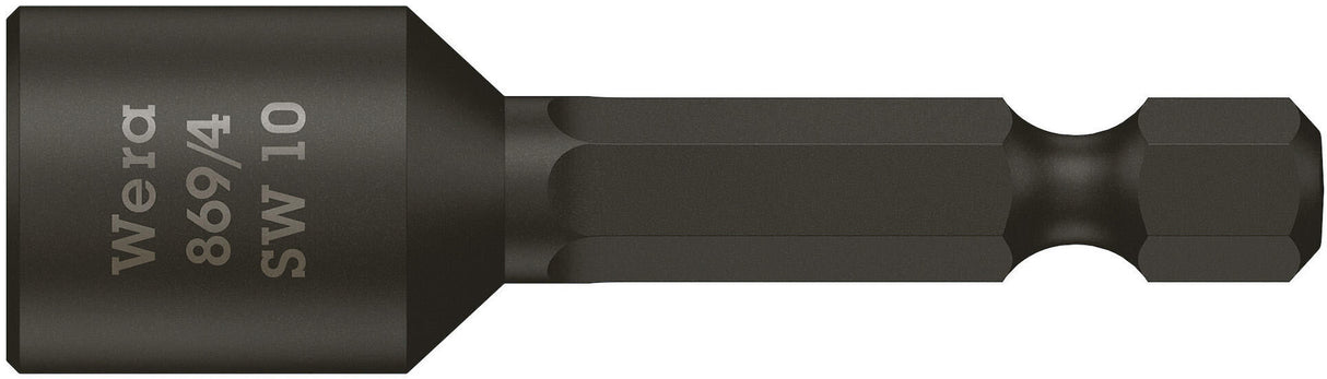 Wera socket wrench 869 4 bit insert 10mm 869 4 1 4