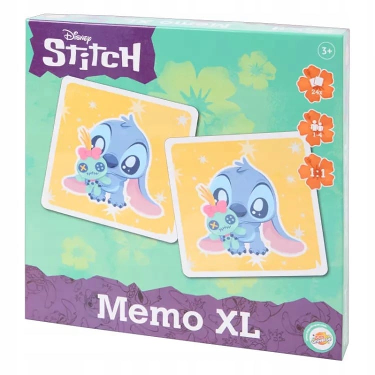 Intro Disney Stitch Fun Memo Game XL 24 stycken